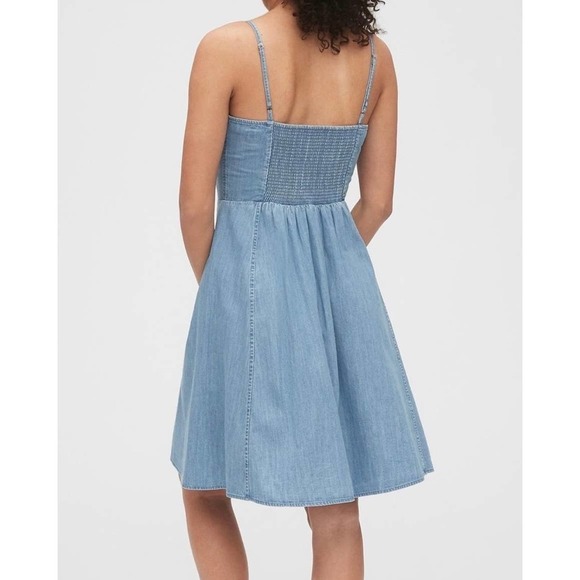 Gap Denim Fit and Flair Dress - Picture 3 of 4